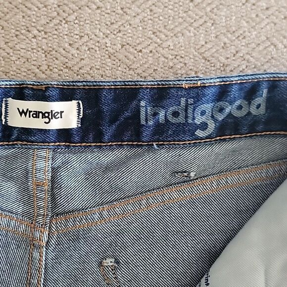 Wrangler Wanderer Indigood High Rise Dark Wash Flare Jeans - Size 28/30 - Picture 5 of 15